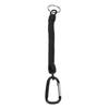 Retractable Spring Elastic Rope Security Gear Tool Anti Lost Keychain Fishing LanyardBlack