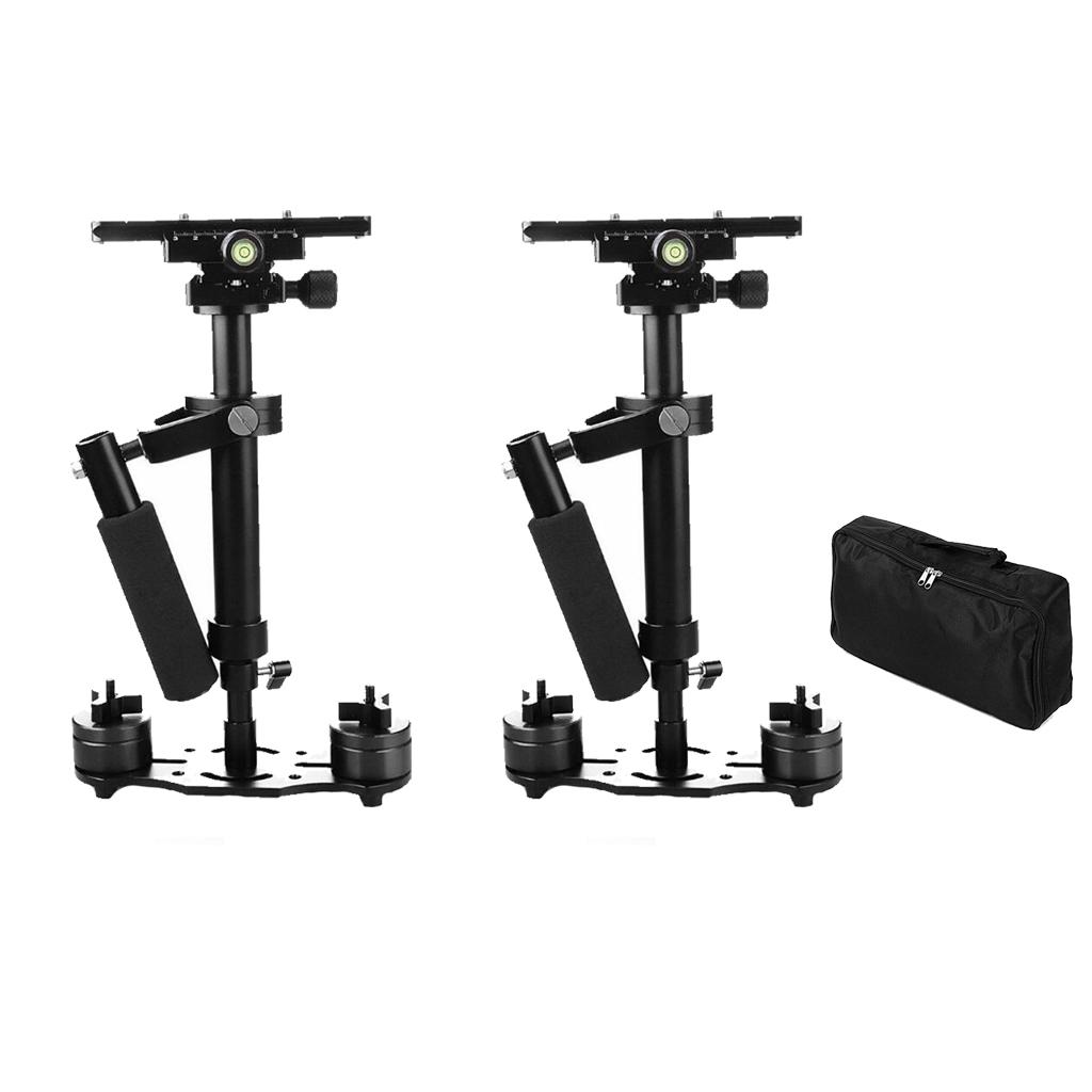 Stabilizzatore Video per Fotocamera S40 Portatile Steadycam da 15,8"/40cm per DSLR Steadicam Video AEE con Piastra a Rilascio Rapido
