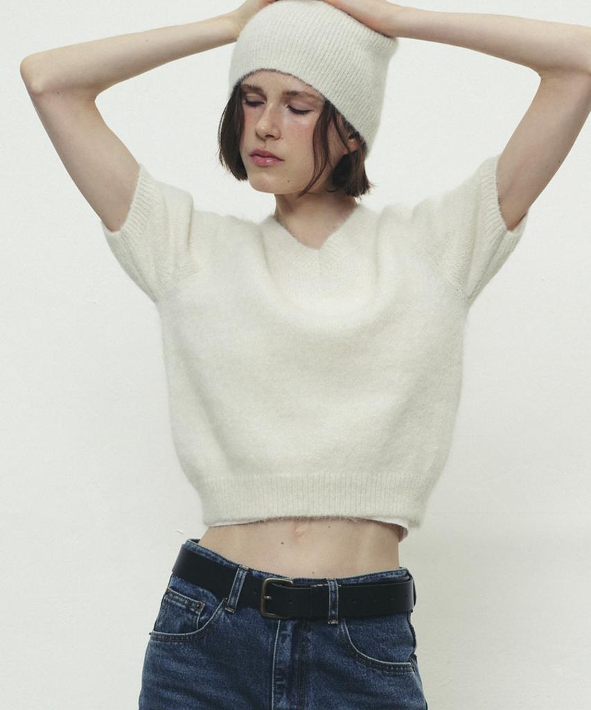 SO IR (3Color)Alpaca Half Knit