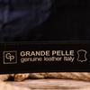Reliable Men's Leather Belt GRANDE PELLE Leather Belt 21467 Black