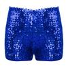 Jenter Dans Kort Gymnastikk Athletic Shorts Sparkle Glitter Tumbling Bottoms