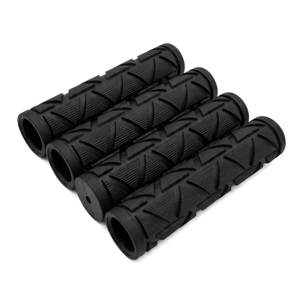 4PCS Rubber Cycling Handlebar Grips Bike Handlebar Grips Sleeves Beach Cruiser Bicycles