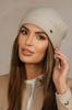 Women' Woolen Winter Hat Light Beige Cameo-Crocus