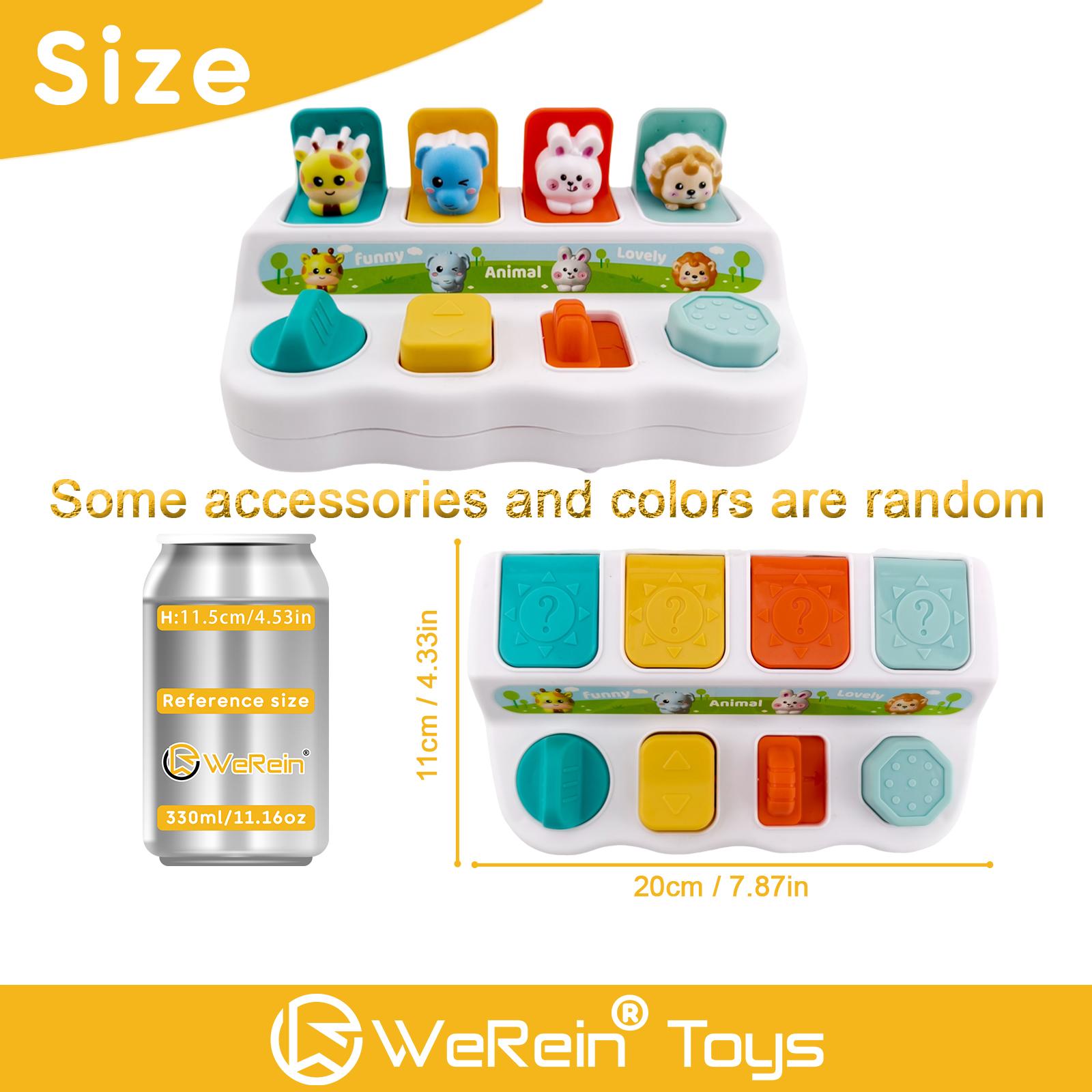 

Giraffe Animal Scene Hide-and-Seek Logic Mechanism Box Learning Educational Toys Playsets for Kids