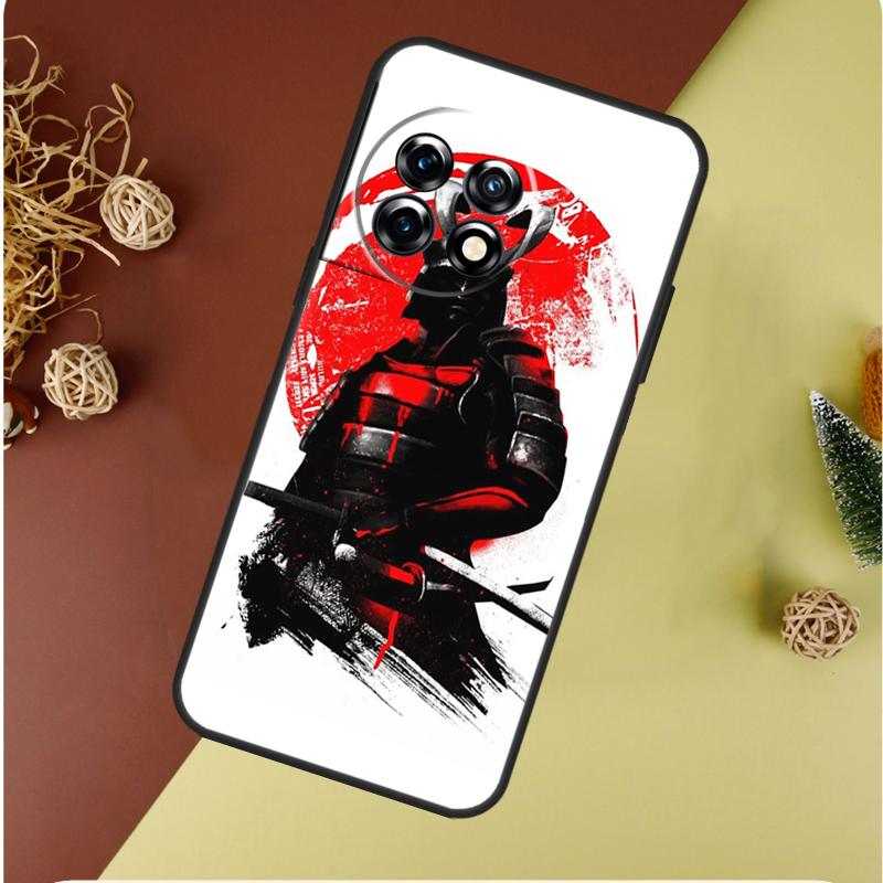Japanese Samurai Ninja For OnePlus 13 13R 12 12R 11 9 10 Pro 8T 9RT 10T 10R N20 N30 Nord CE 2 3 4 Lite Phone Case