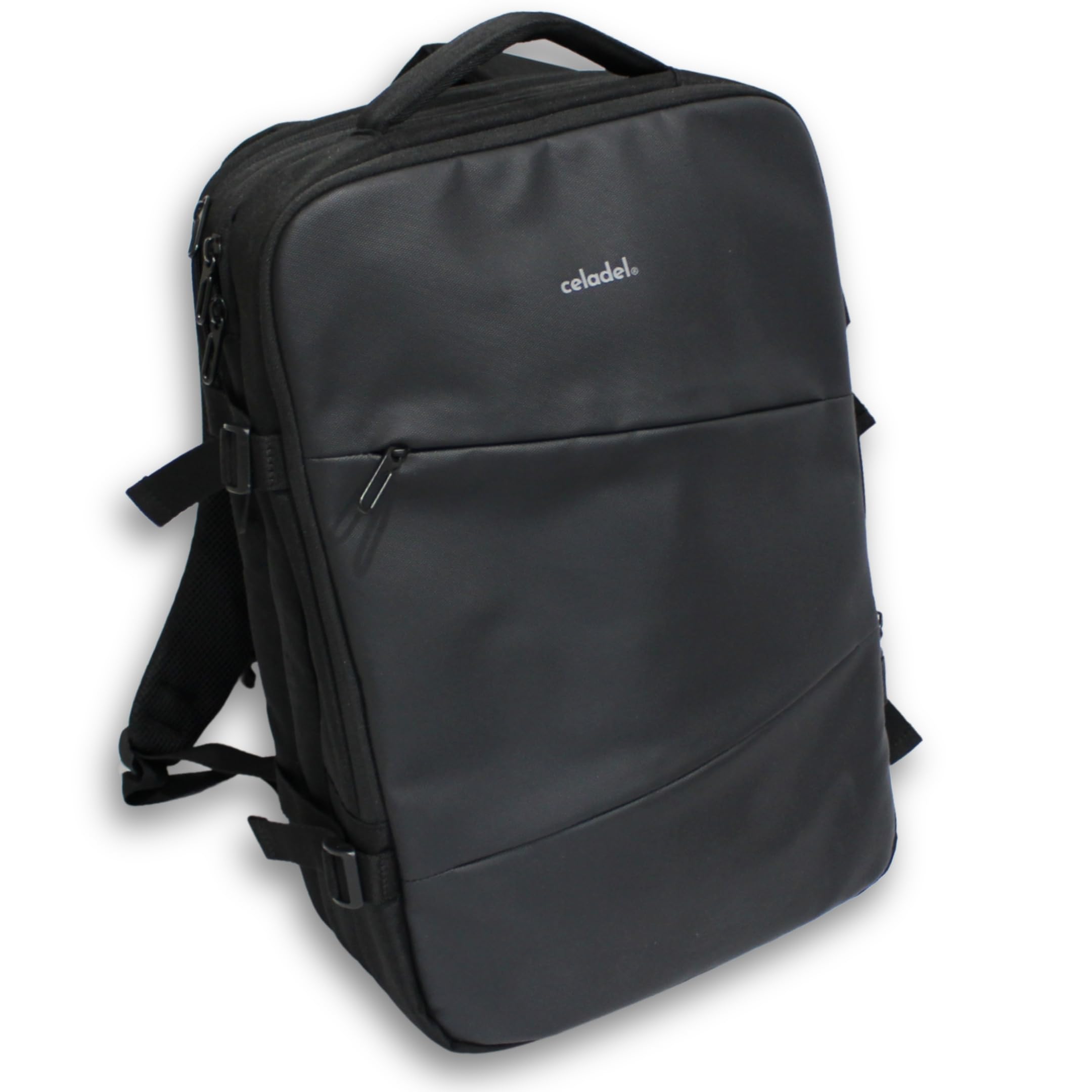 

Мужской деловой рюкзак Celadel Voyager, водоотталкивающий, для ноутбука 15,6 дюйма, легкий, расширяемый, большой вместимости, тонкий дизайн для