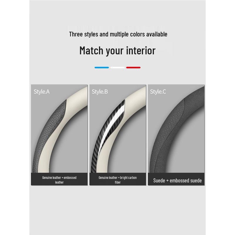 Ideal One Steering Wheel Cover L7/L8/L9/Mega: All-Season Ultra-Thin Handle & Card Holder