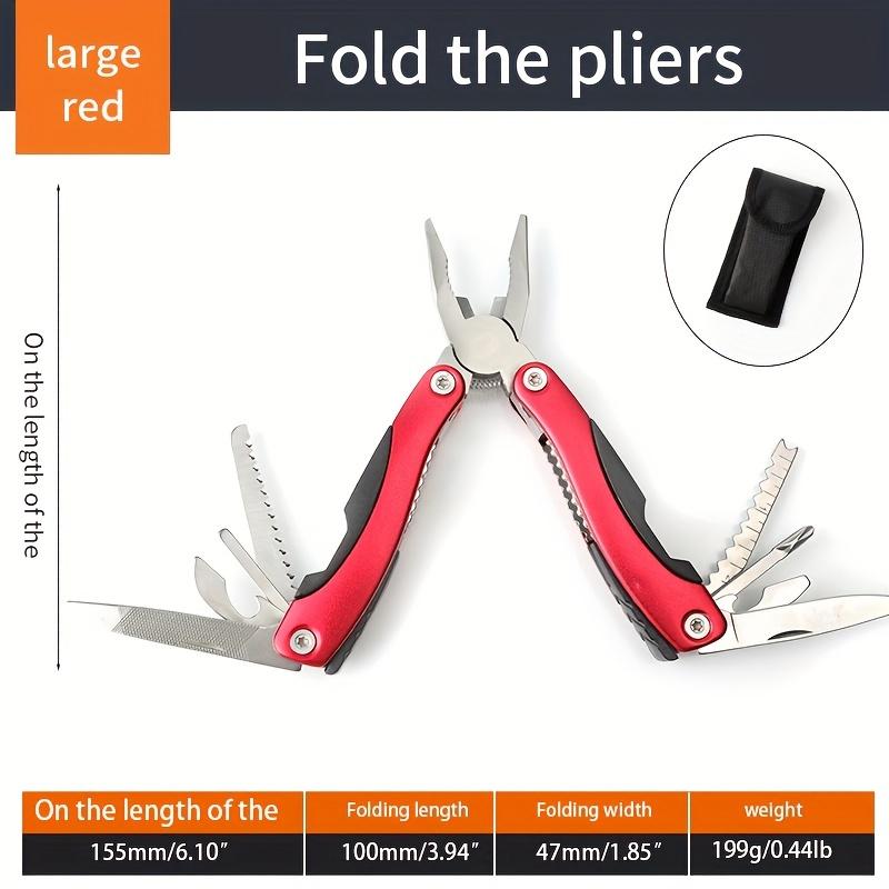 13 In 1 Multi Plier Folding Swiss Knife Pliers Hand Tool Screwdriver Multifunction Knife Tactical Knife Camping Multitools