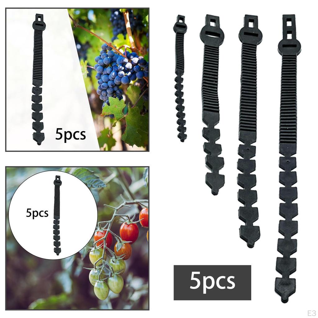 5 Pack Tree Tie Straps Heavy Duty Shrub Ties Training System Plant for