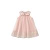 Sweet Sleeveless Princess Dress for Infant Girls Mesh Splicing Tutu Dress Casual Daily Party Baby Girl Mesh Princess Dress