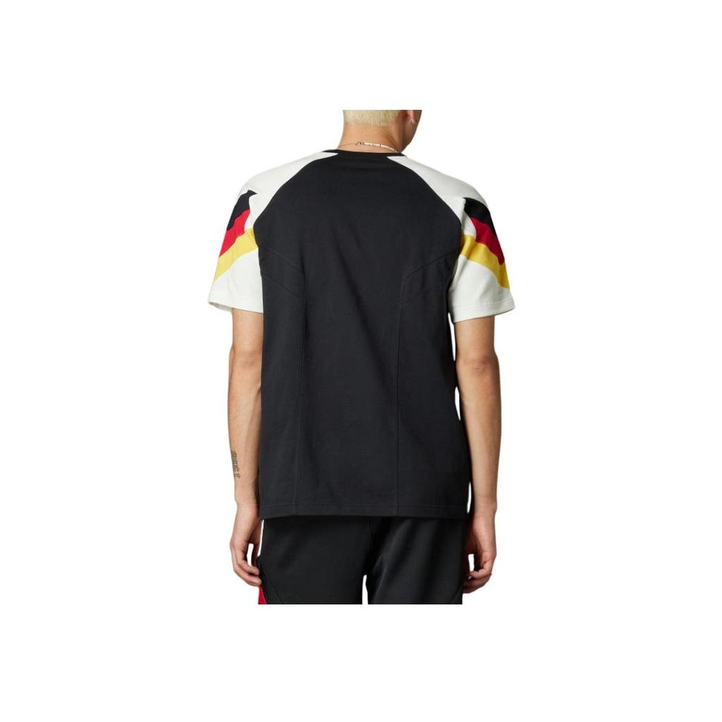 Adidas Originals Germany Euro Cup Comfort Jersey with Round Neck and Short Sleeves Men Tops Black IY7052