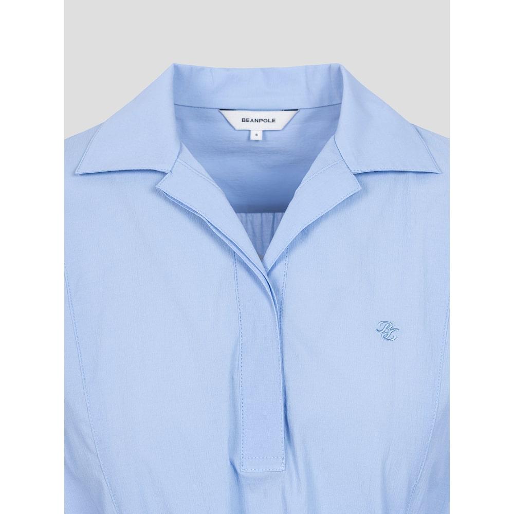 Binpolleidiseu Nylon Blend Short Sleeve Dress Sky Blue (Bf5471C05Q)