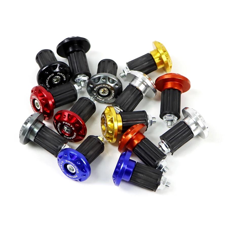 Motorrad Lenkerenden Griffe Moto CNC Metall Lenker Gegengewicht Stopfen Slider Motorrad Griffe Dirt Bike Zubehör