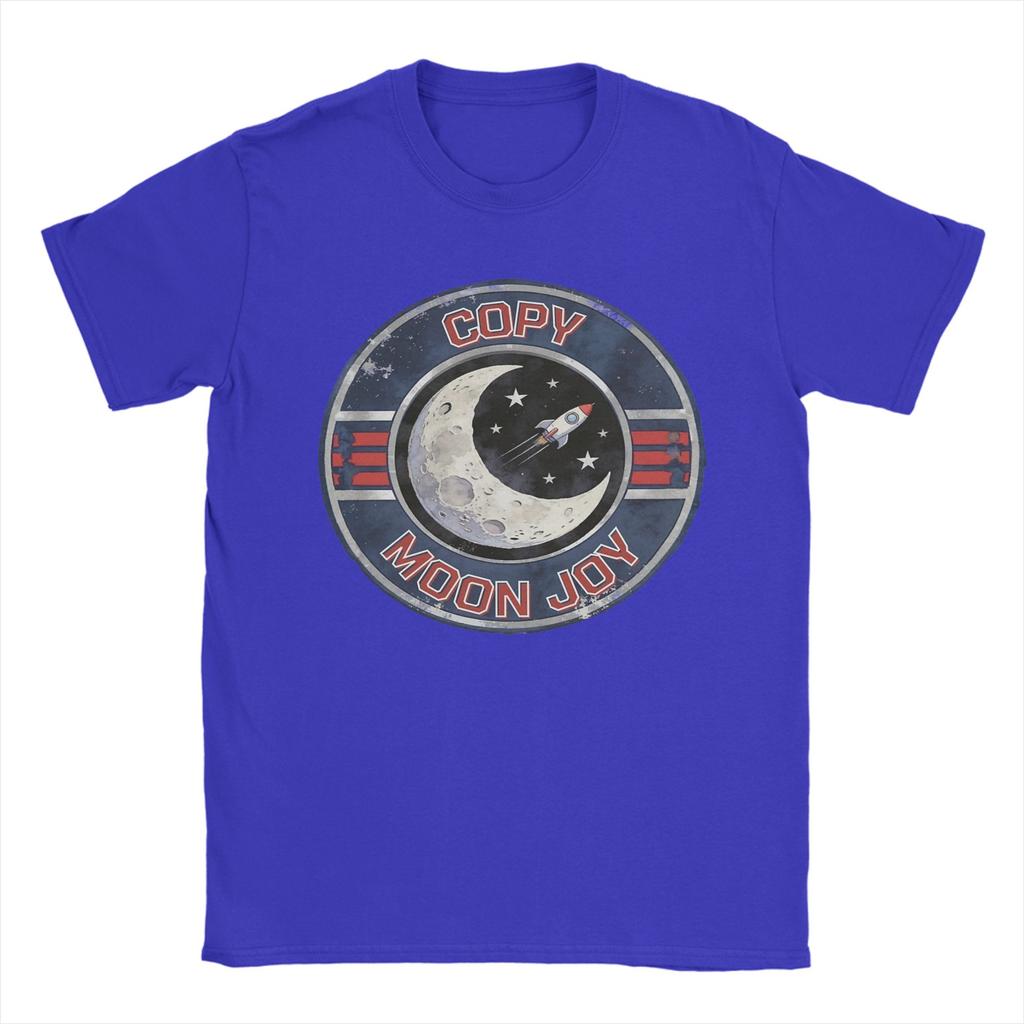 Copy Moon Joy Artemis II Vintage Space Unisex T Shirts Funny Tee Shirt Short Sleeve Round Collar TShirts Cotton Unique Clothing