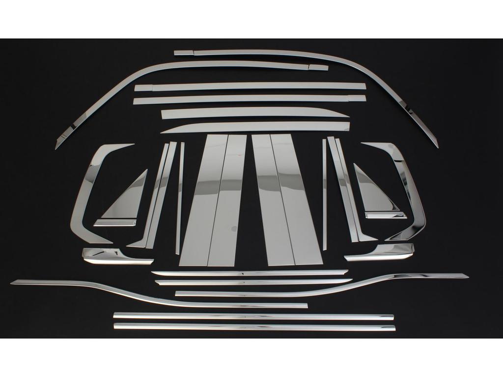 Toyota Prado 2024 LC250 Window Trim Bright Strip Sticker