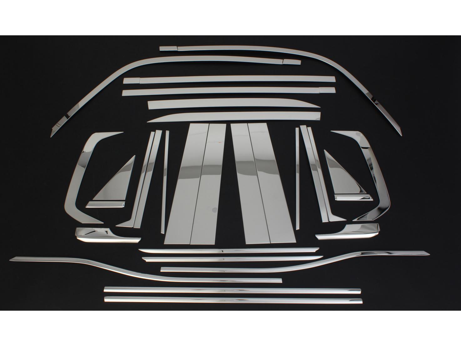 

Toyota Prado 2024 LC250 Накладка на окно, яркая полоса, наклейка