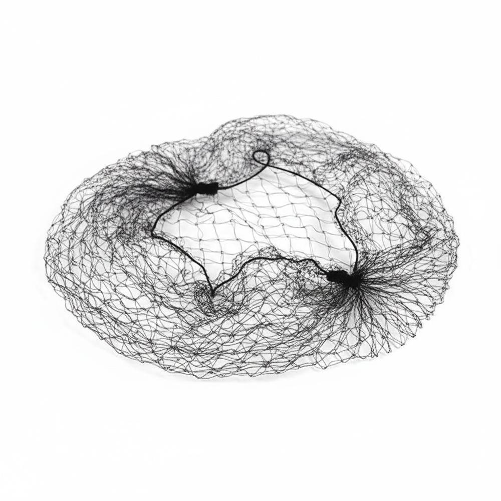 Ultra Fine Invisible Hair Net High Elastic Bun No Escape Super Hidden Elastic Mesh Pouch Nurse Flight Attendant Studio 1Pc