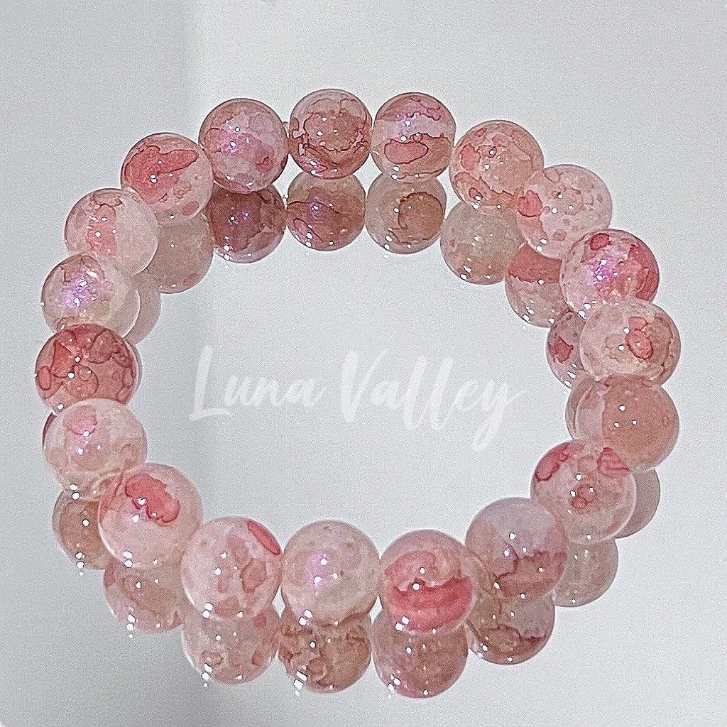 Value nine-pack glazed bracelet, versatile femininity, niche design, cool summer student jewelry, birthday gift