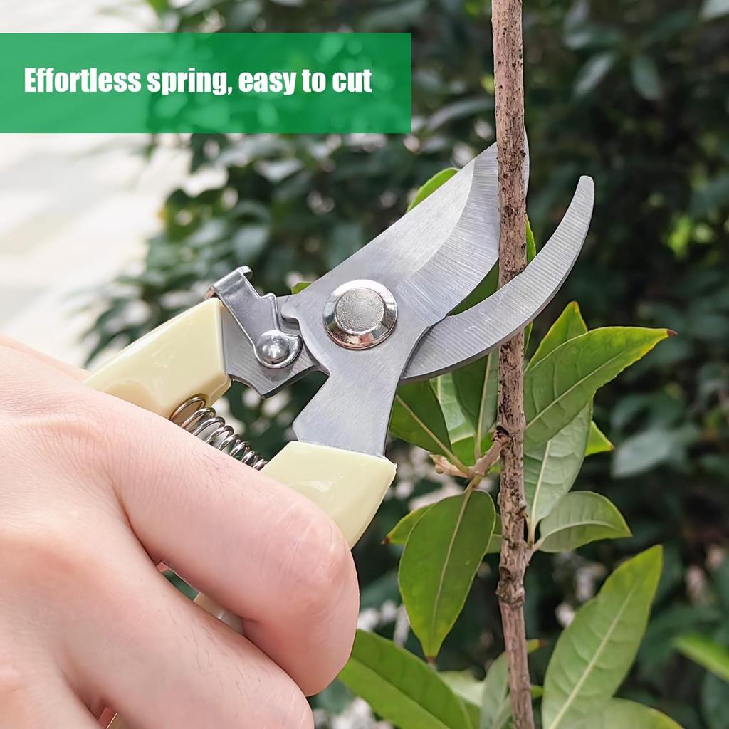 Lightweight Garden Flower ScissorsStainless Steel Scissors Wire Cable Cutter Pruning Shears Garden Scissor for Garden or Wire Cutter