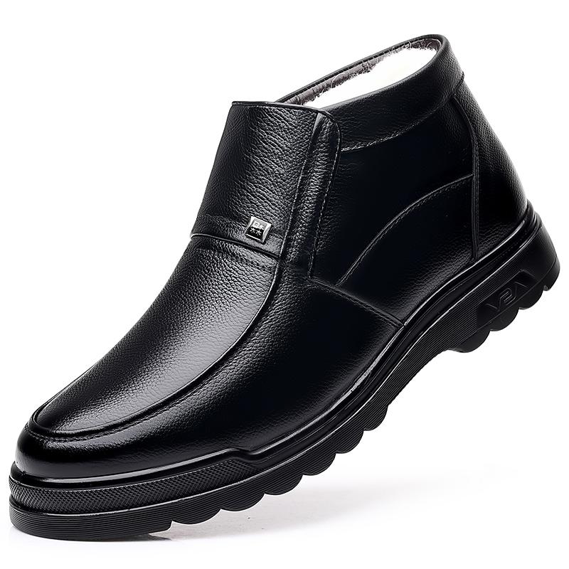 

Модные зимние плюшевые мужские туфли ручной работы на шнуровке, кожаные повседневные туфли, мужские туфли на плоской платформе для ходьбы, уличная обувь, лоферы, кроссовки 44