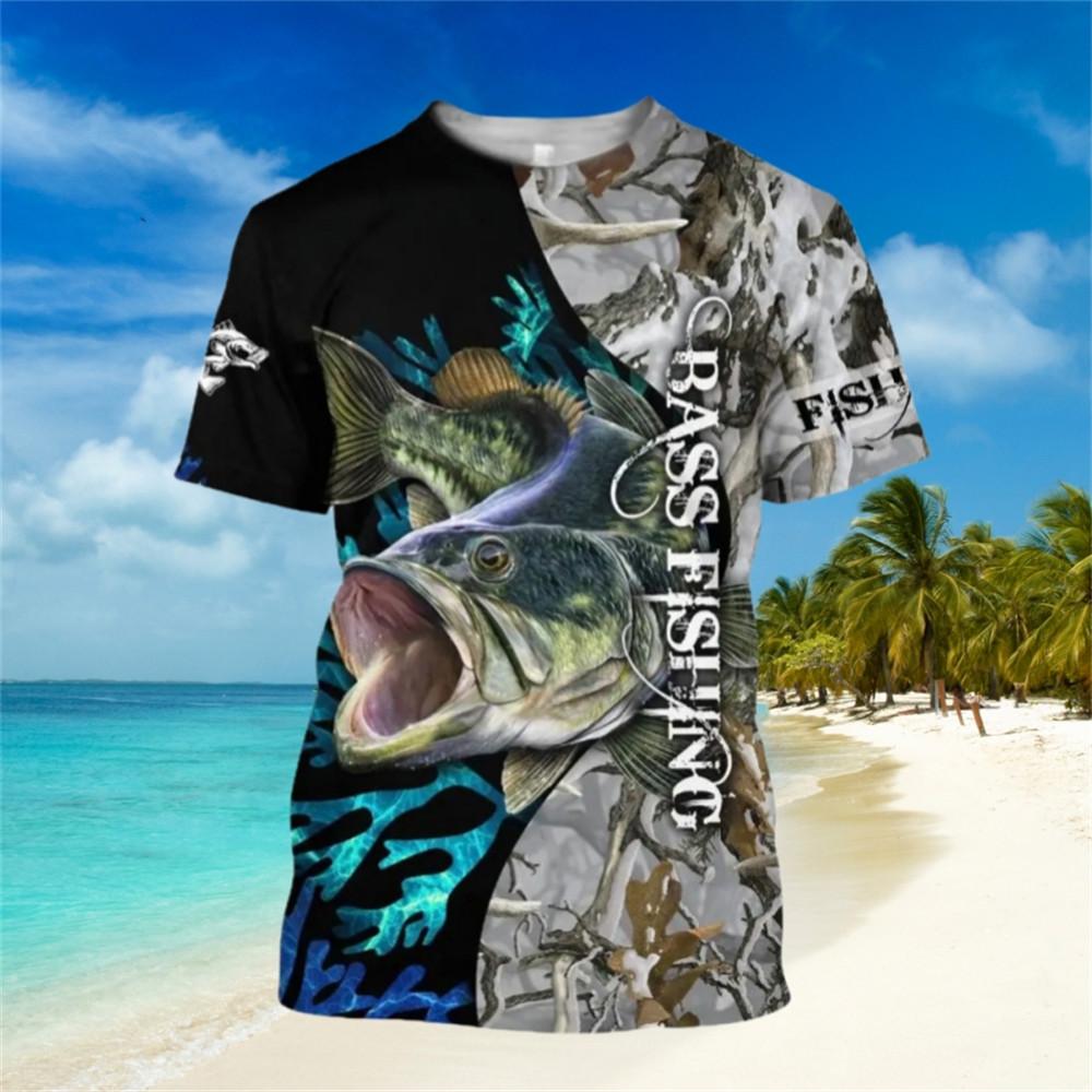 Kids Clothes Child Boy Fishing Short Sleeve Boys Summer Clothes T-Shirt Children's Clothing Boy Clothes 10 To12 Years Male Tops