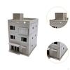 1/64 Building Model Assembled Model, Landscape Residential Modern House Architecture Scene for Sand