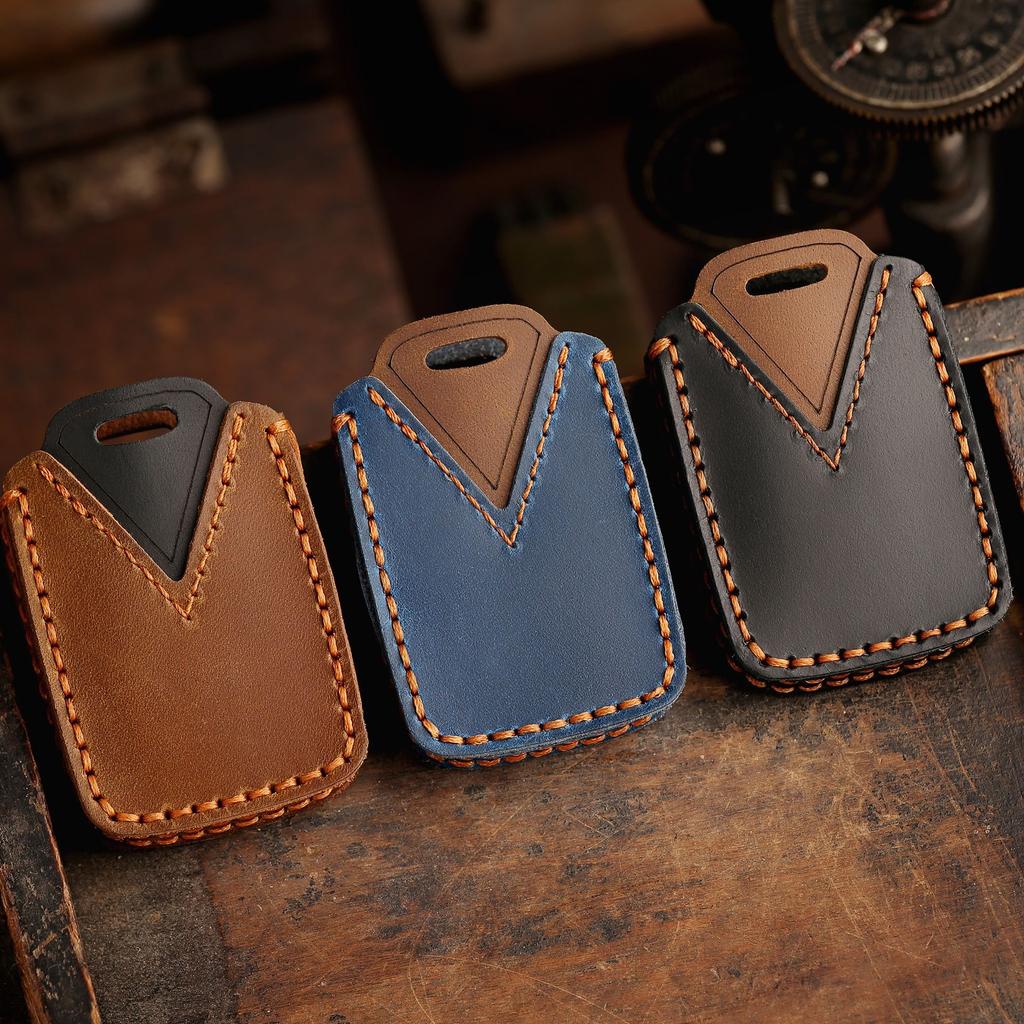 Special key cover for Chevrolet General GMC first layer cowhide handmade genuine leather car keychain