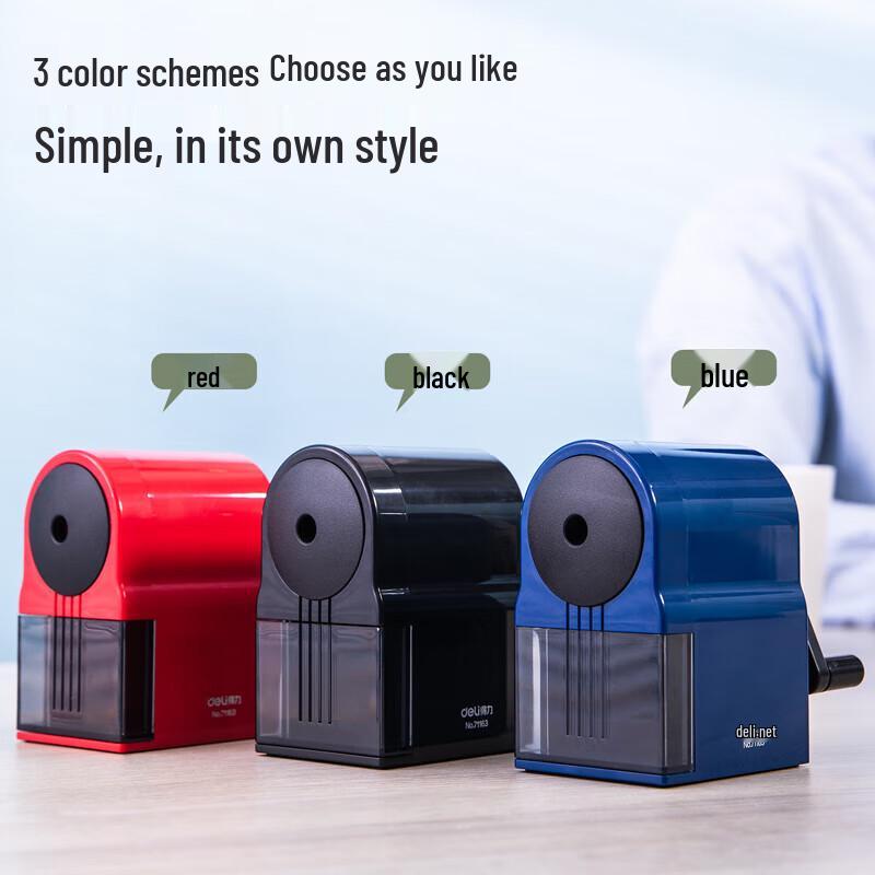 Deli Automatic & Manual Pencil Sharpener