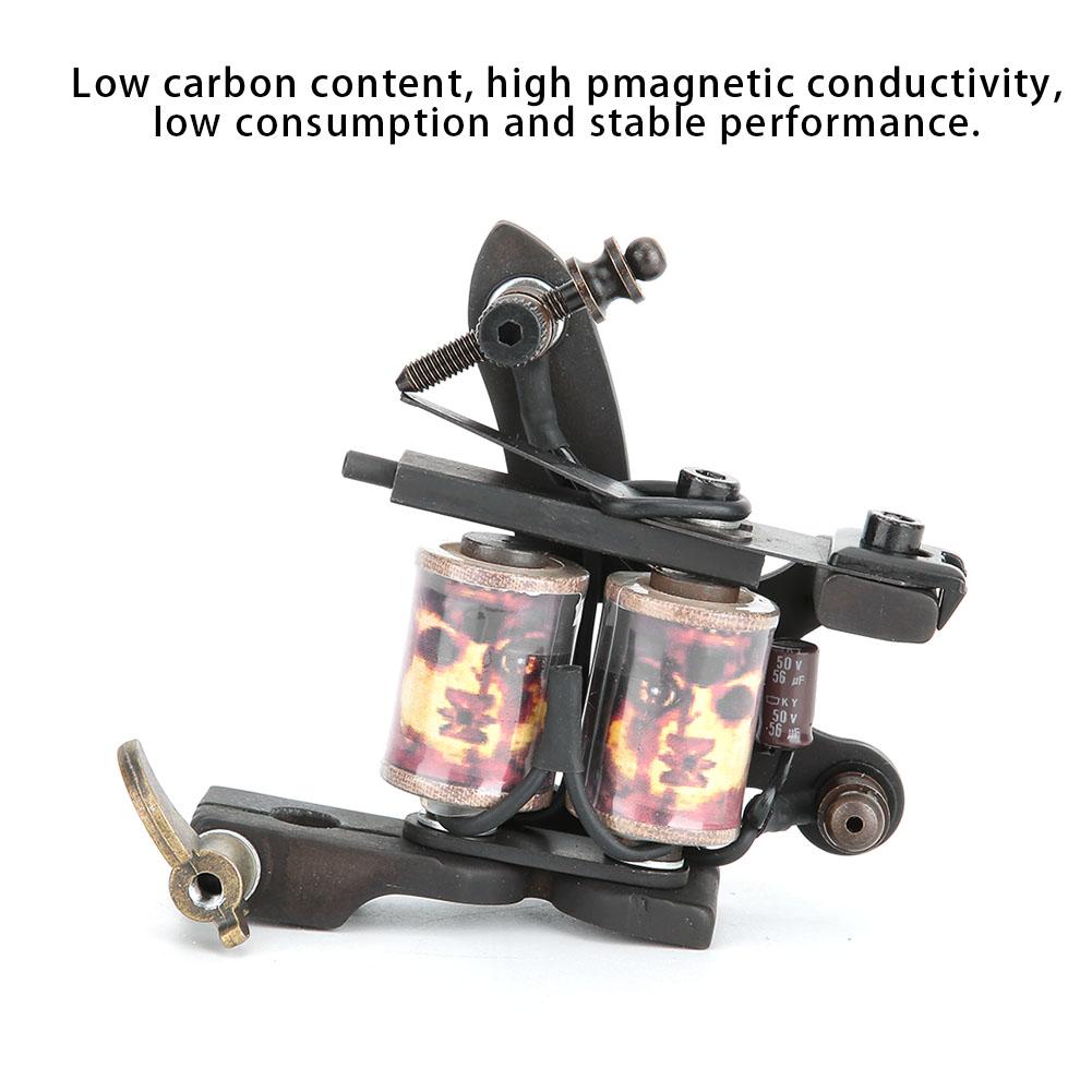 Pure Copper Manual Tattoo Gun Shader Liner Wrap Coils Machine Tattoo Tool Supplies