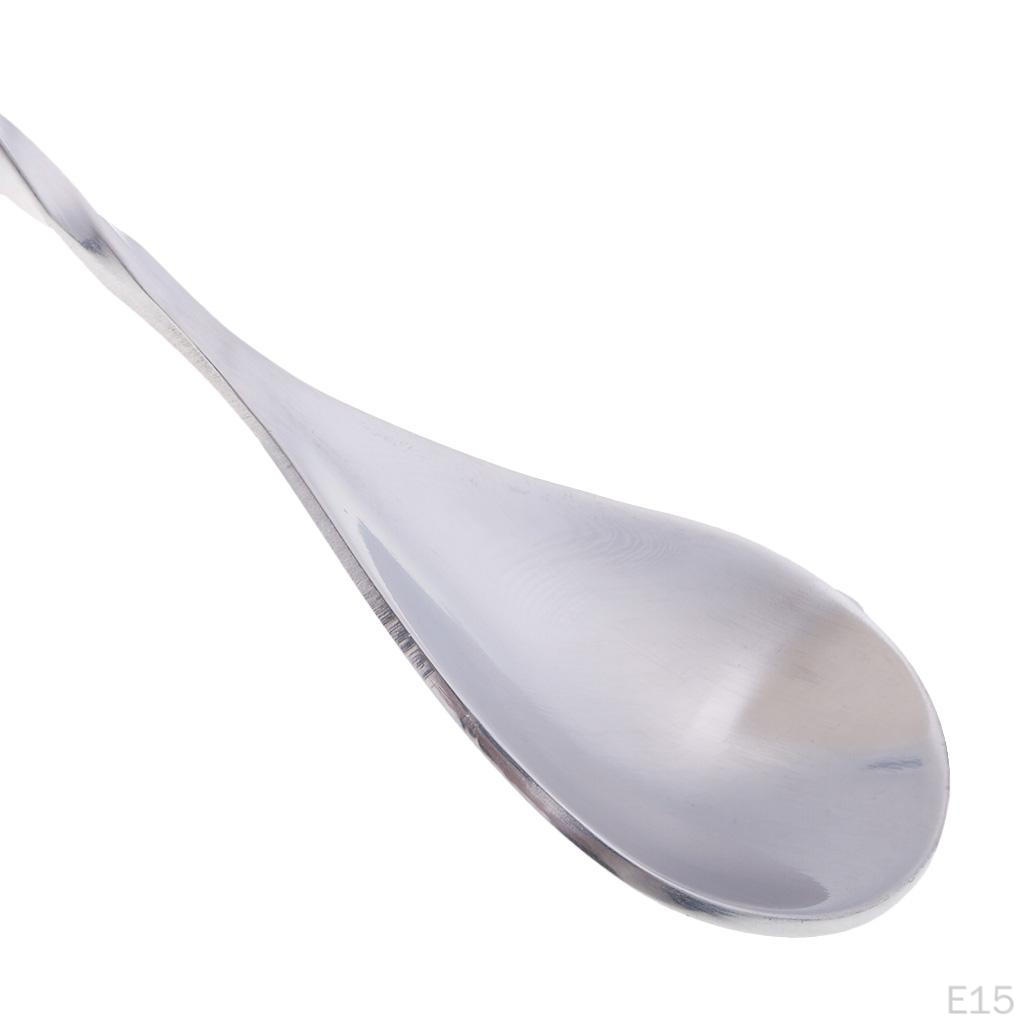 1 Piece Mixing Spoon Stainless Steel Cocktail Muddler Coffee Teaspoon ,