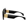 Versace Temple Gold Medusa Logo Nylon Metal Irregular Sunglasses Women Black 12146771 O4467U-OGB18754_ONUL-Black 54