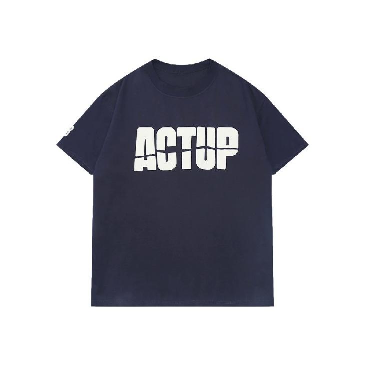 

Мужская футболка с принтом Мужская свободная хлопковая футболка с круглым вырезом и короткими рукавами XXL чёрный