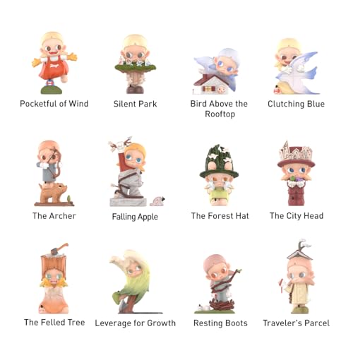 POP MART ZSIGA Borderline Drifter Series [Assorted Box of 12] Pop Mart Gachapon Blind Box Figures, Plastic Models, Premium Toys, PVC Soft Vinyl, Origi