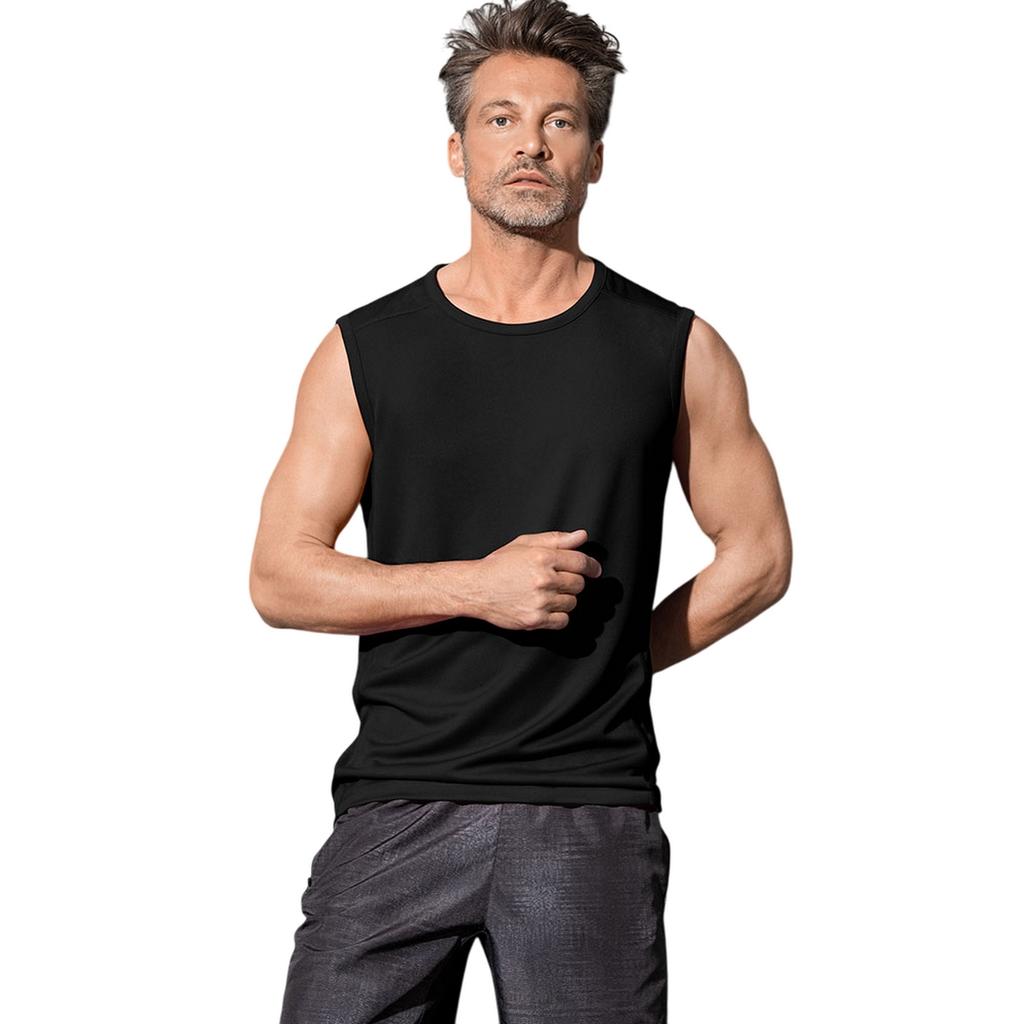 Stedman Mens Active 140 Sleeveless Tank Top