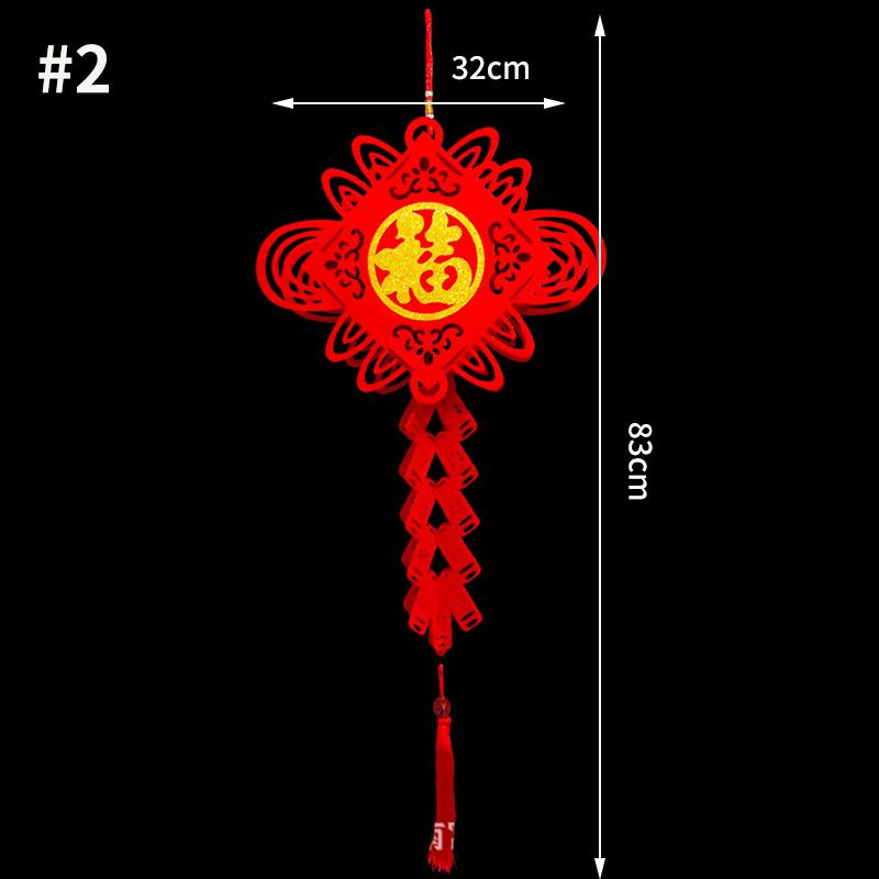 2026 Spring Festival Hanging Ornament The Year of Horse Chinese New Year Decoraitons 2026 Wall Hanging Lanterns Decor