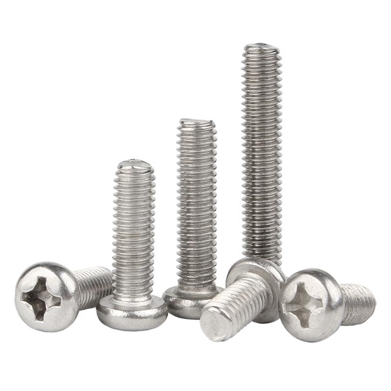 GUWANJI 304 Stainless Steel Phillips Pan Head Machine Screw