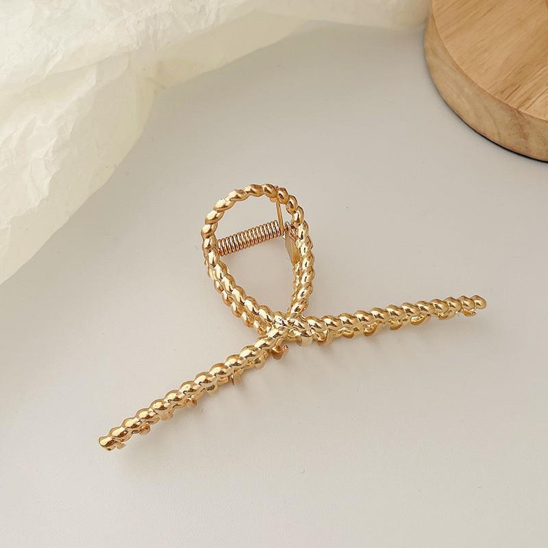 

Большая высококачественная металлическая заколка для волос - универсальный головной убор в виде акулы, аксессуар для волос в корейском стиле