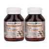 Healthy Care Milk Calcium 60 Capsules X 2 Pcs 1 Set