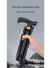 Multifunctional Aluminum Alloy Telescopic Hiking Poles for Elderly - Foldable Walking Sticks
