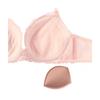 AMOSTYLE BY Triumph Entry Collection Cup Bra Panty Set M019 E70M 3/4 Bra, Cleavage-Enhancing & (Tender Flower), Women's, (Pink),