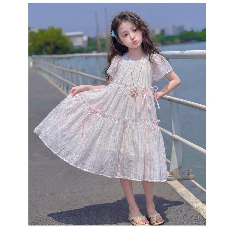 Girls' Fashionable and Sweet Dress - Summer Children's Princess Dress