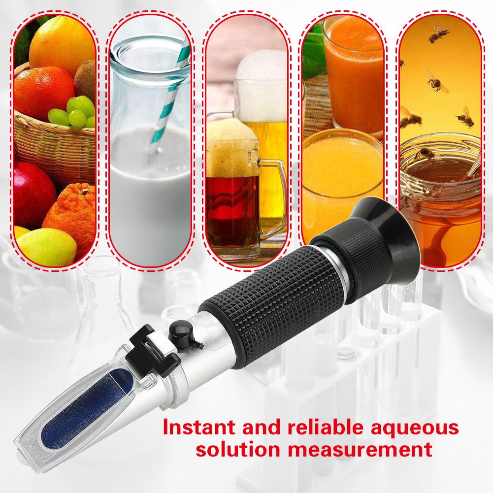 1.000-1.130 Wort Specific Gravity Refractometer Beer Fruit Juice Wine Sugar Test