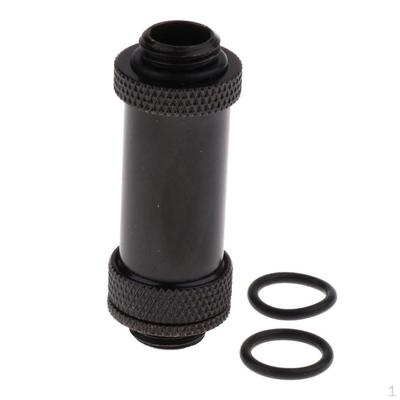 1 Stück G1/4" Verstellbar (41-69mm) Doppelgewinde
