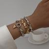 Collana con Pendente a Cuore con Perle Irregolari e Design di Lusso Leggero