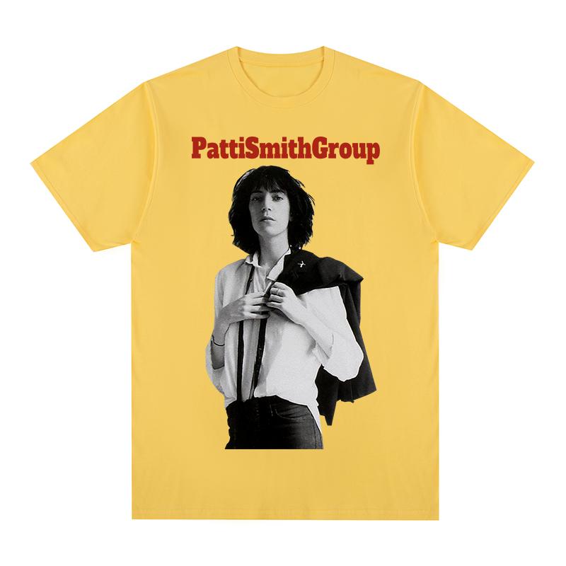 Patti Smith Group Vintage T-Shirt Europäisch Amerikanisch Y2k Baumwolle Herren T-Shirt Neues Tee T-Shirt Damen Oberteile