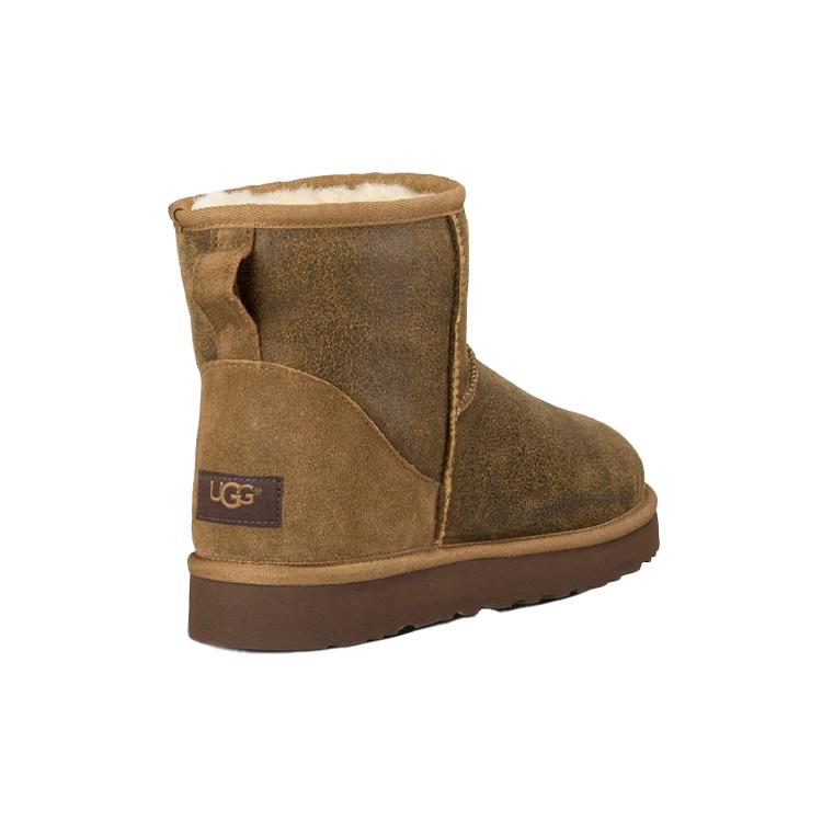 UGG Classic Mini Bomber Fleece Lined Brown 1007307-BJCE