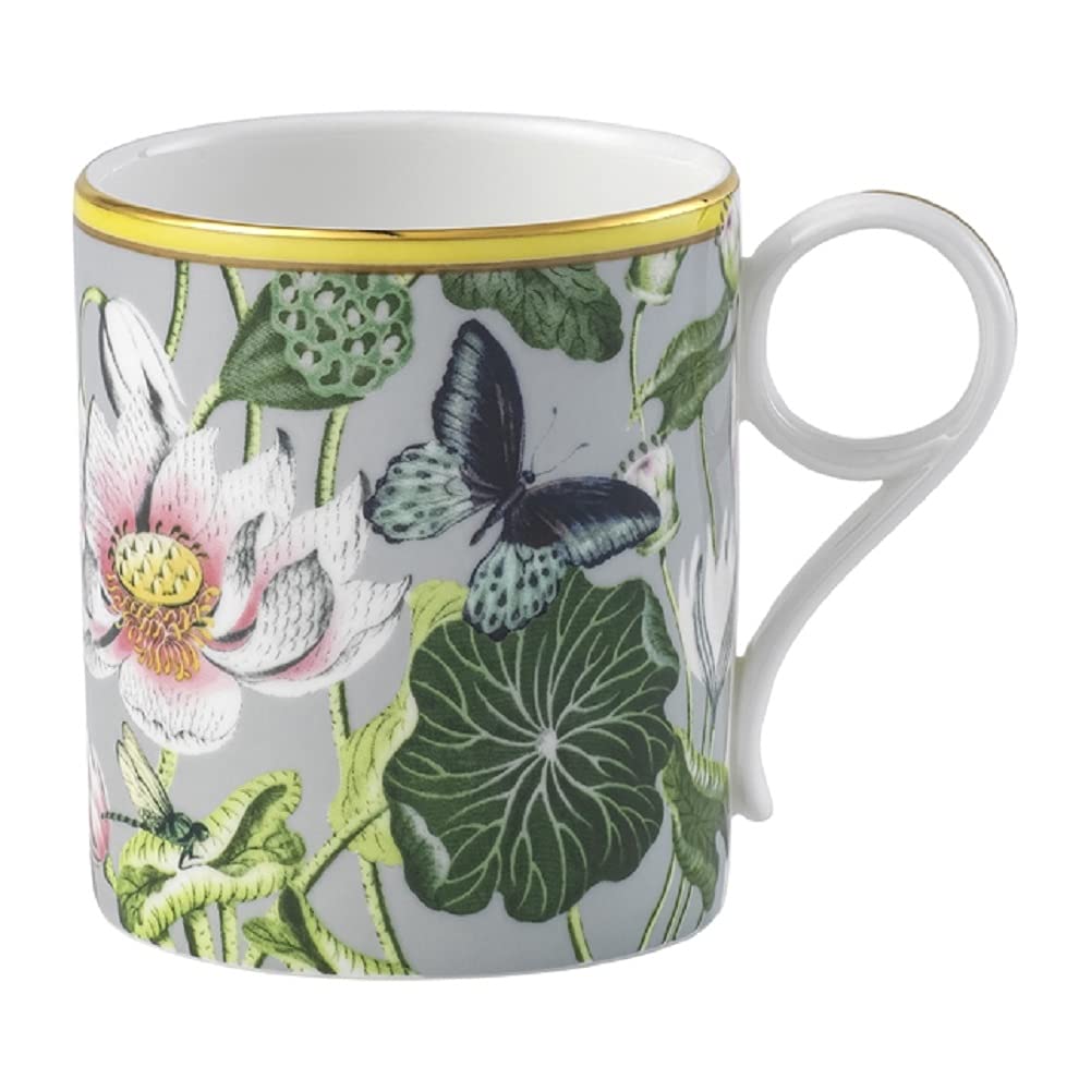 Wedgwood Wanderlust Water Lily Officially Perfect as a Wedding Mug, 250ml, Design, Green, 1057274, Imported. Gift.