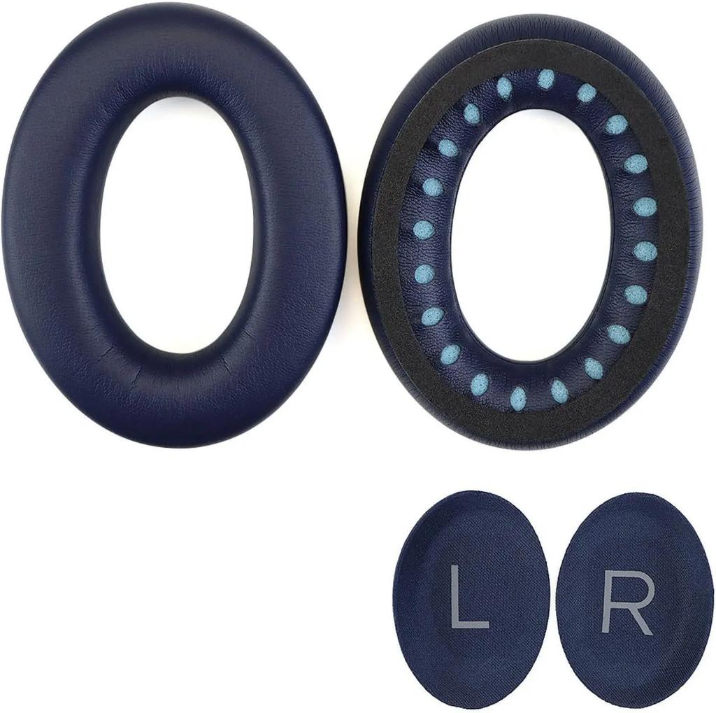 Replacement Ear Pads Cushions for Bose QC45 QuietComfort QC 45 Headphone Softer Protein Leather Earpads