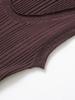 2025 Spring Women's European & American Style Ribbed Sleeveless Knitted Top