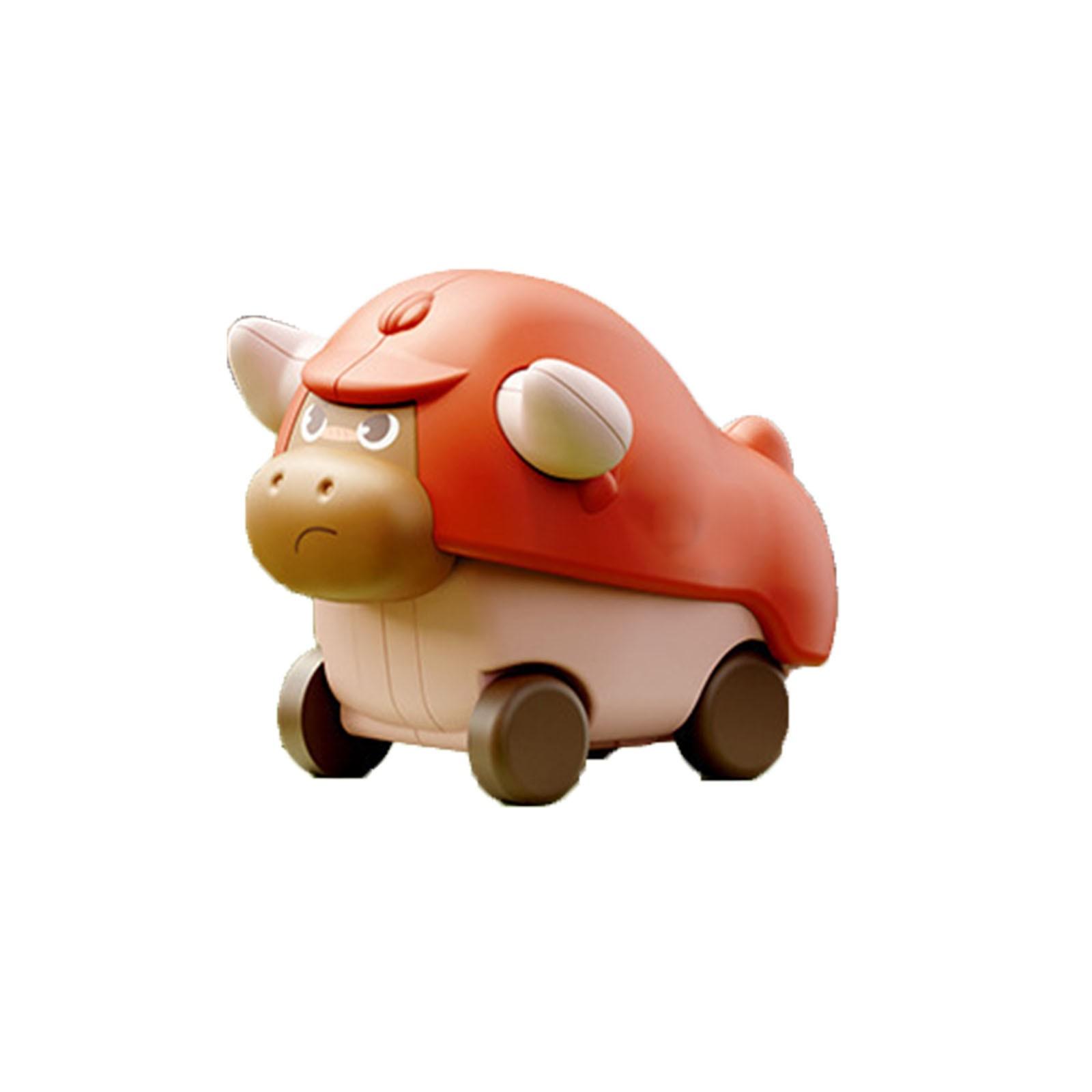 

Нажми Икра Ребенок Ползание Хватание Развивающая Игрушка Машина Скольжение Интерактивная Машина-Животное One Size красный